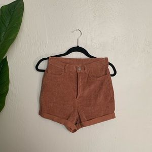 trendy corduroy shorts